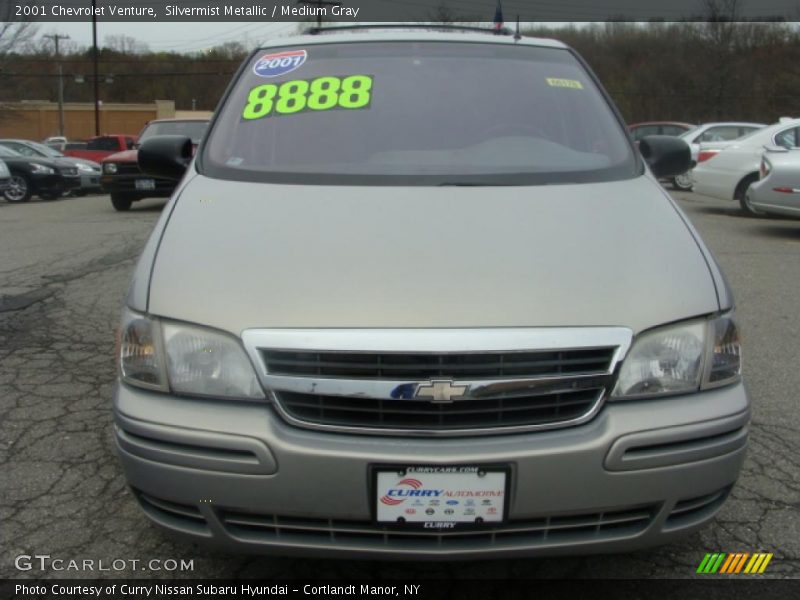 Silvermist Metallic / Medium Gray 2001 Chevrolet Venture