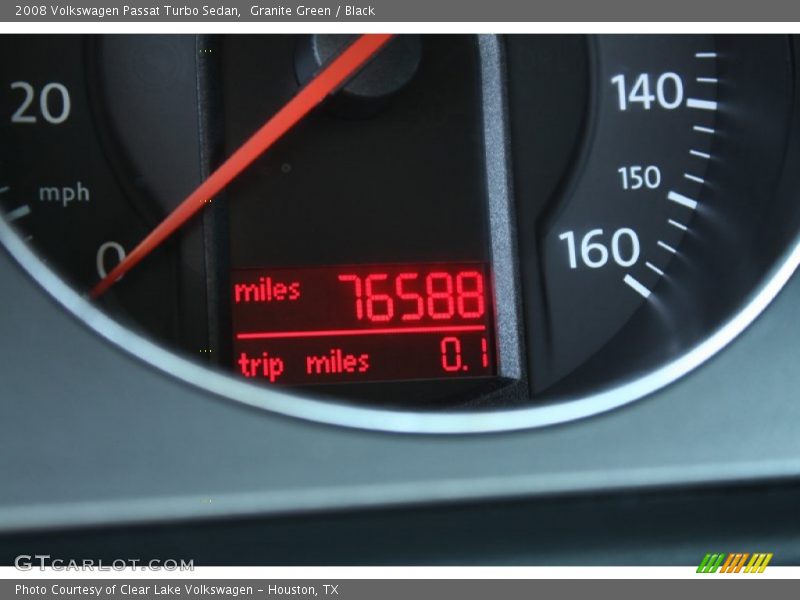 Granite Green / Black 2008 Volkswagen Passat Turbo Sedan