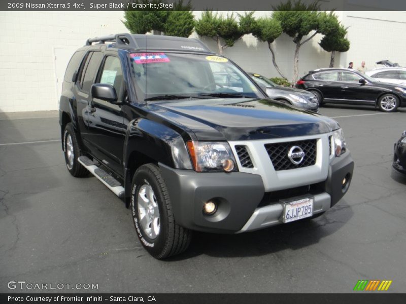 Super Black / Graphite/Steel 2009 Nissan Xterra S 4x4