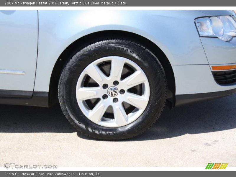 Arctic Blue Silver Metallic / Black 2007 Volkswagen Passat 2.0T Sedan