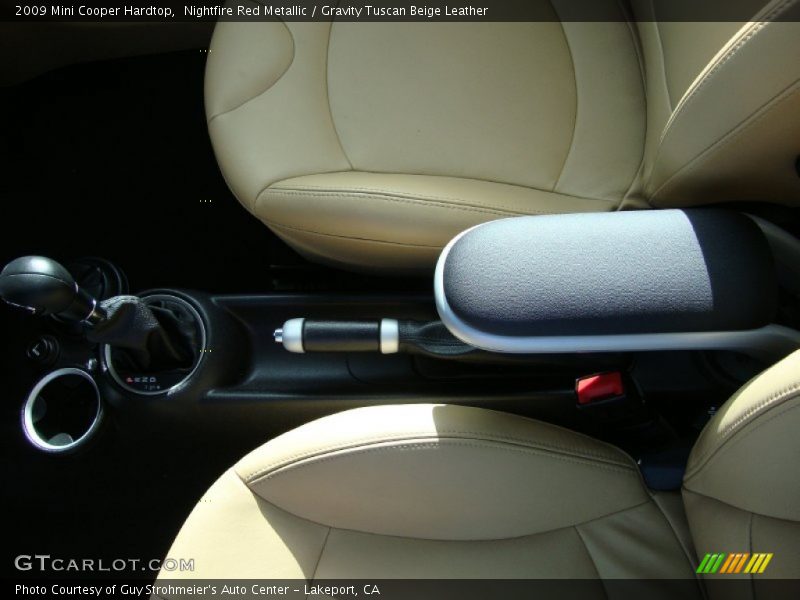 Nightfire Red Metallic / Gravity Tuscan Beige Leather 2009 Mini Cooper Hardtop