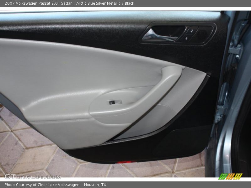 Arctic Blue Silver Metallic / Black 2007 Volkswagen Passat 2.0T Sedan
