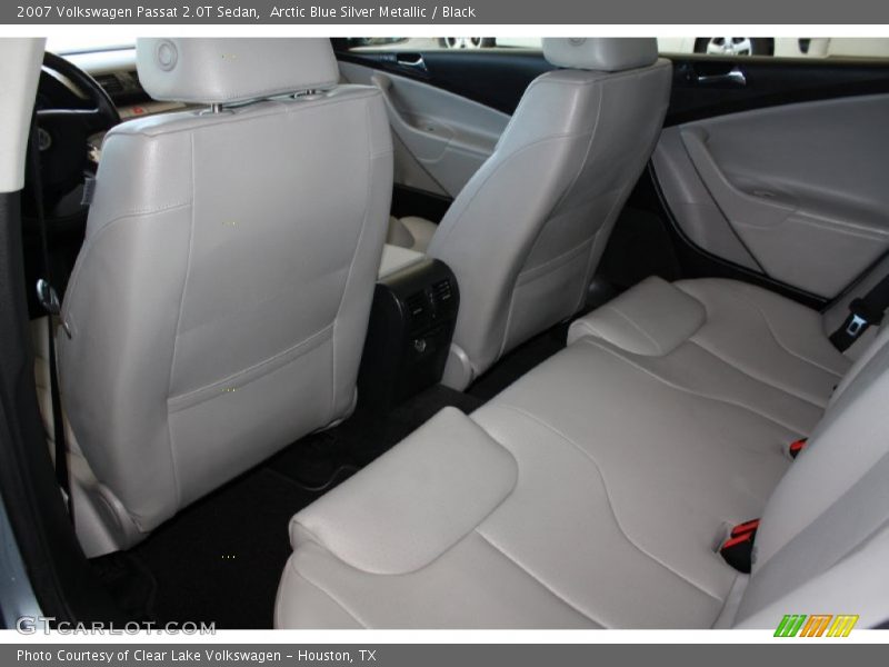 Arctic Blue Silver Metallic / Black 2007 Volkswagen Passat 2.0T Sedan
