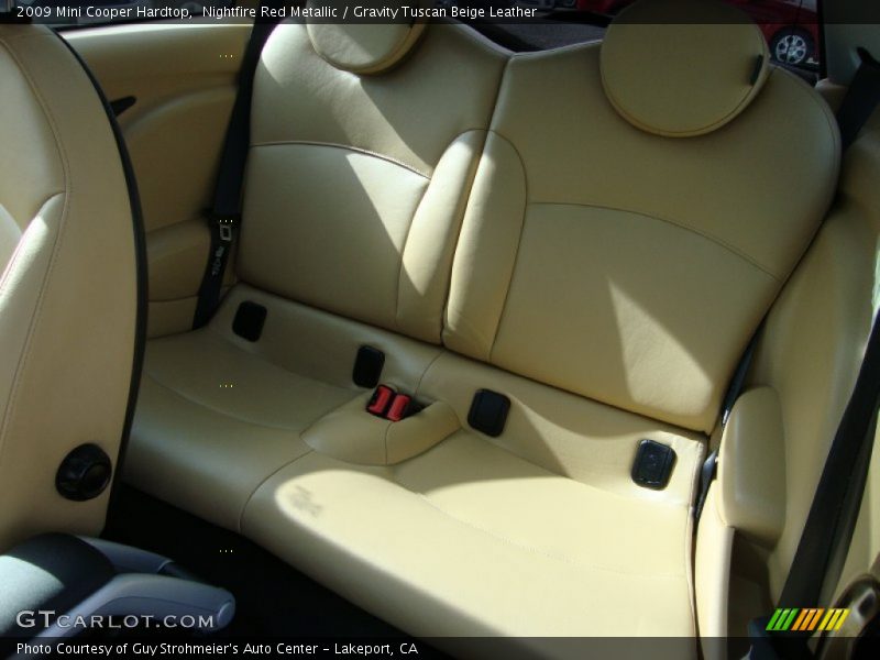Nightfire Red Metallic / Gravity Tuscan Beige Leather 2009 Mini Cooper Hardtop