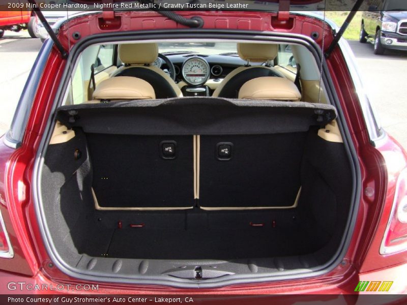 Nightfire Red Metallic / Gravity Tuscan Beige Leather 2009 Mini Cooper Hardtop