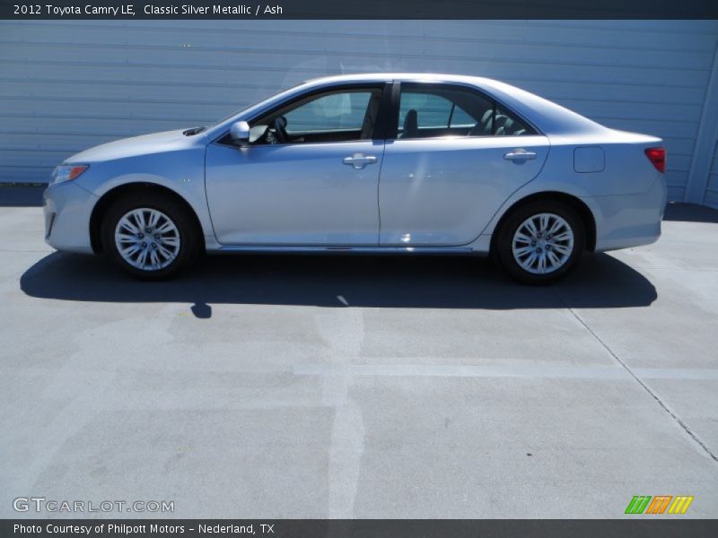 Classic Silver Metallic / Ash 2012 Toyota Camry LE