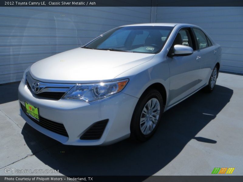 Classic Silver Metallic / Ash 2012 Toyota Camry LE