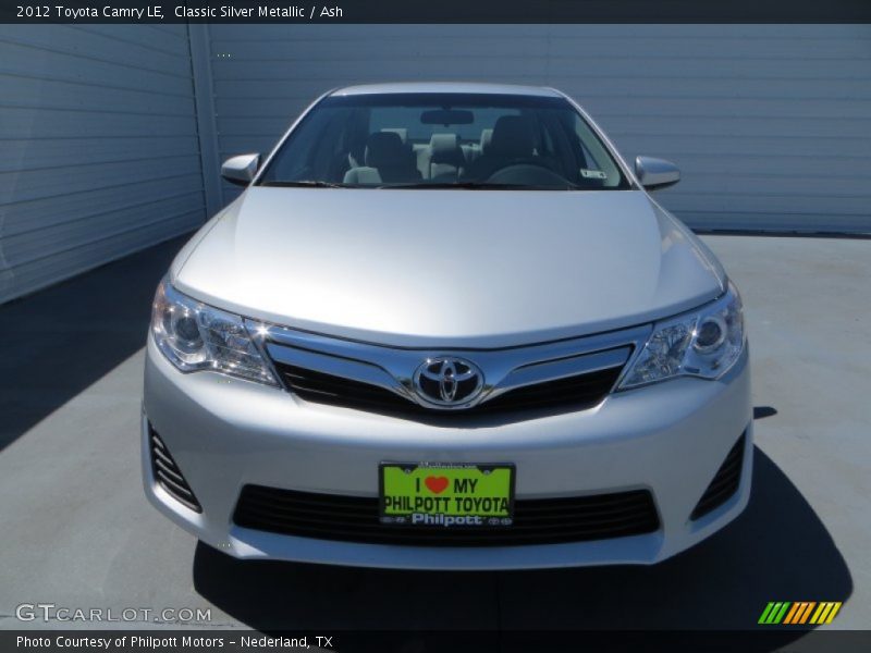 Classic Silver Metallic / Ash 2012 Toyota Camry LE