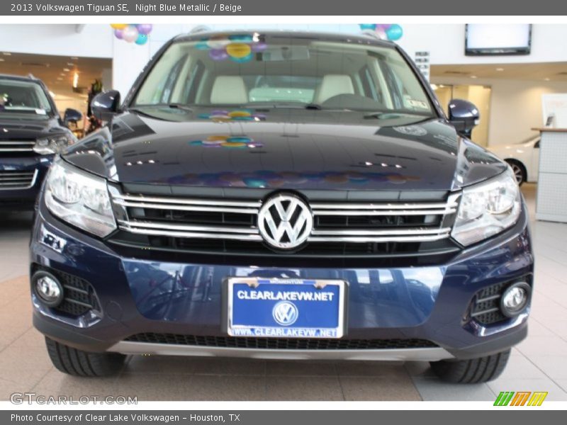 Night Blue Metallic / Beige 2013 Volkswagen Tiguan SE
