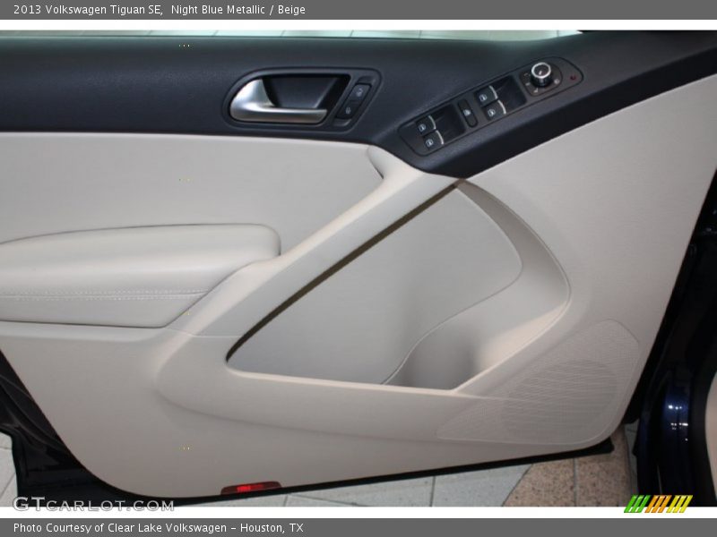 Night Blue Metallic / Beige 2013 Volkswagen Tiguan SE