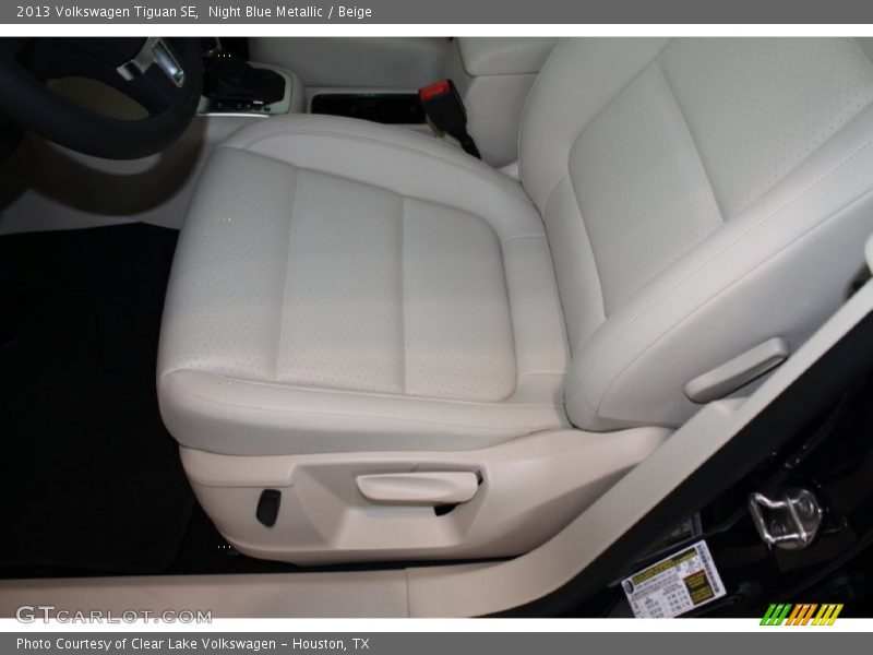 Night Blue Metallic / Beige 2013 Volkswagen Tiguan SE