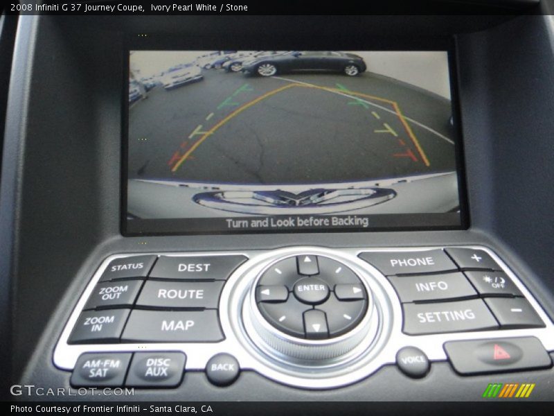 Ivory Pearl White / Stone 2008 Infiniti G 37 Journey Coupe