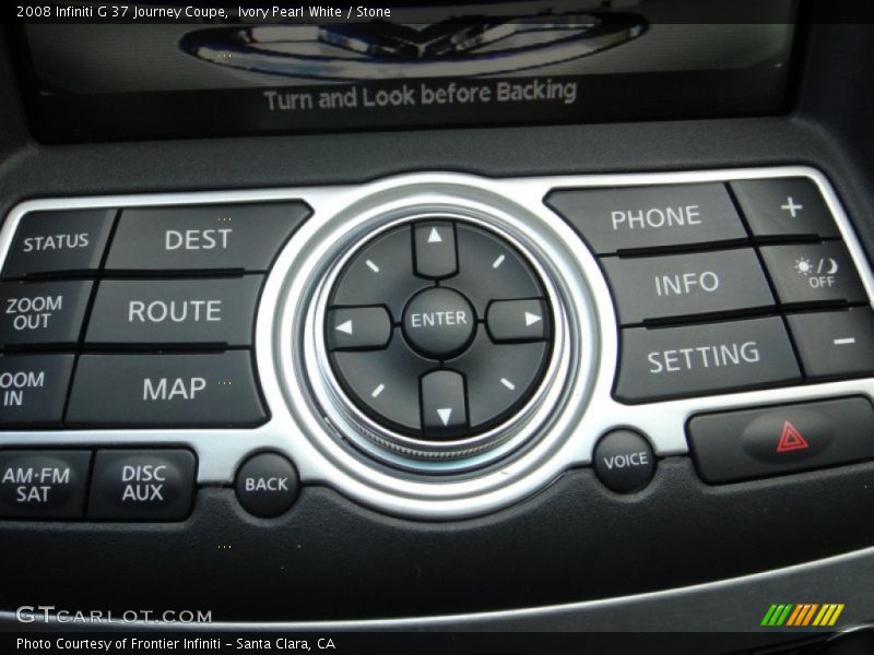 Ivory Pearl White / Stone 2008 Infiniti G 37 Journey Coupe