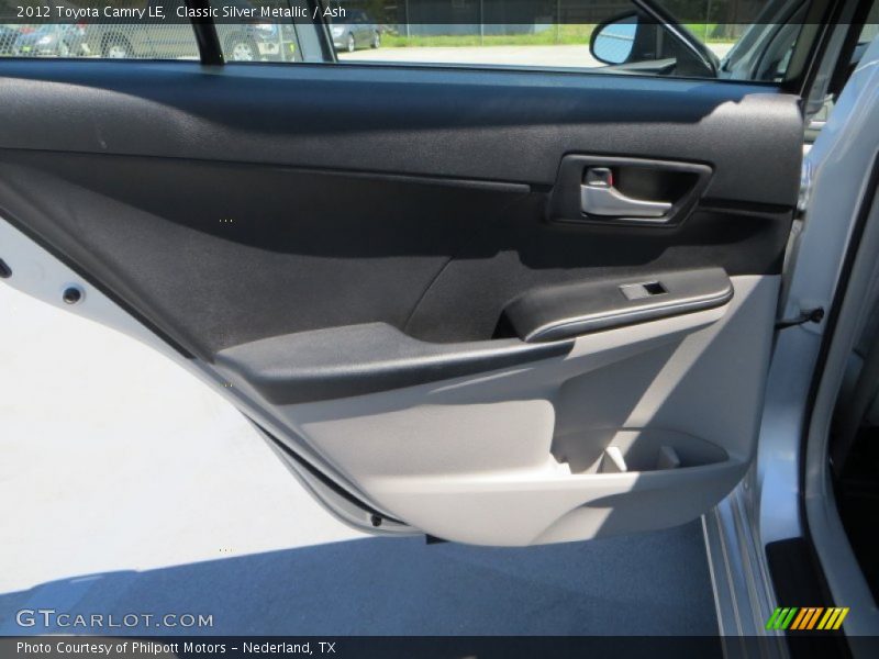 Classic Silver Metallic / Ash 2012 Toyota Camry LE