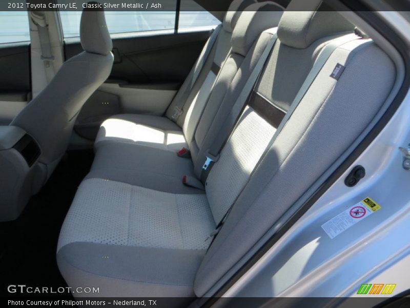 Classic Silver Metallic / Ash 2012 Toyota Camry LE