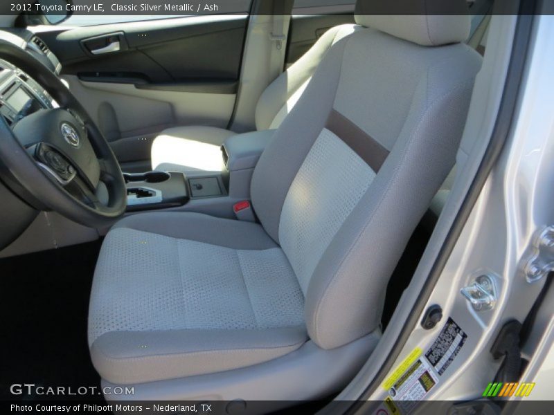 Classic Silver Metallic / Ash 2012 Toyota Camry LE