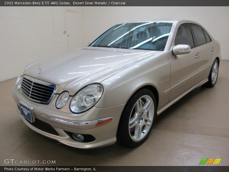 Desert Silver Metallic / Charcoal 2003 Mercedes-Benz E 55 AMG Sedan