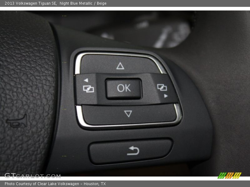 Night Blue Metallic / Beige 2013 Volkswagen Tiguan SE