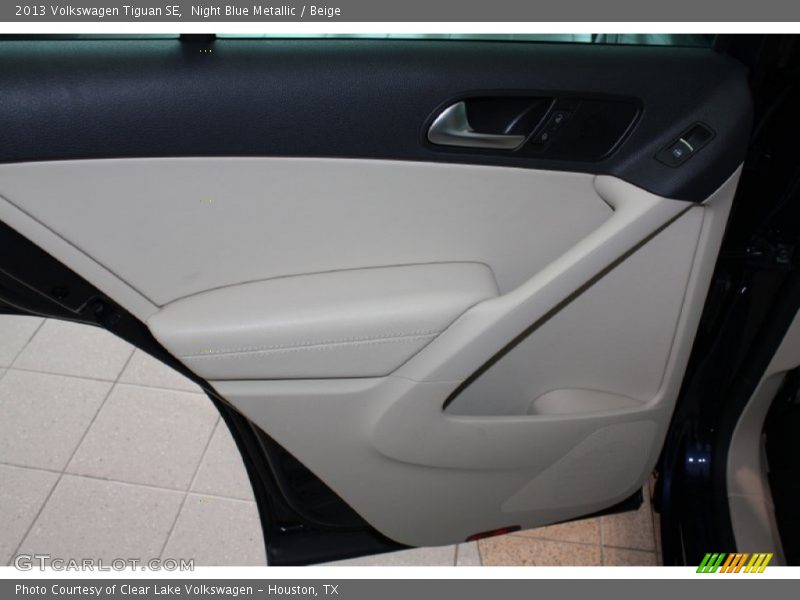 Night Blue Metallic / Beige 2013 Volkswagen Tiguan SE