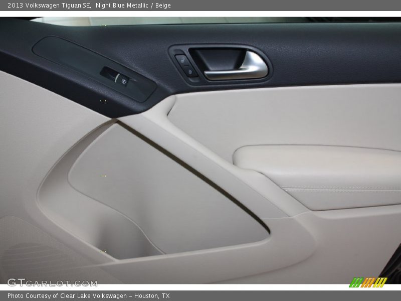 Night Blue Metallic / Beige 2013 Volkswagen Tiguan SE