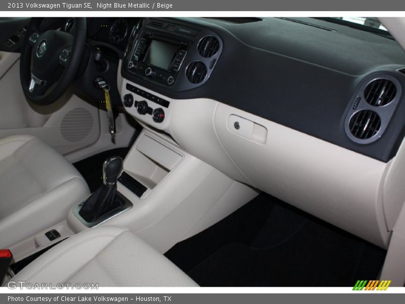 Night Blue Metallic / Beige 2013 Volkswagen Tiguan SE