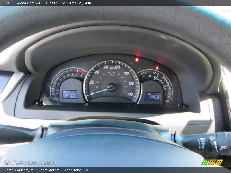Classic Silver Metallic / Ash 2012 Toyota Camry LE