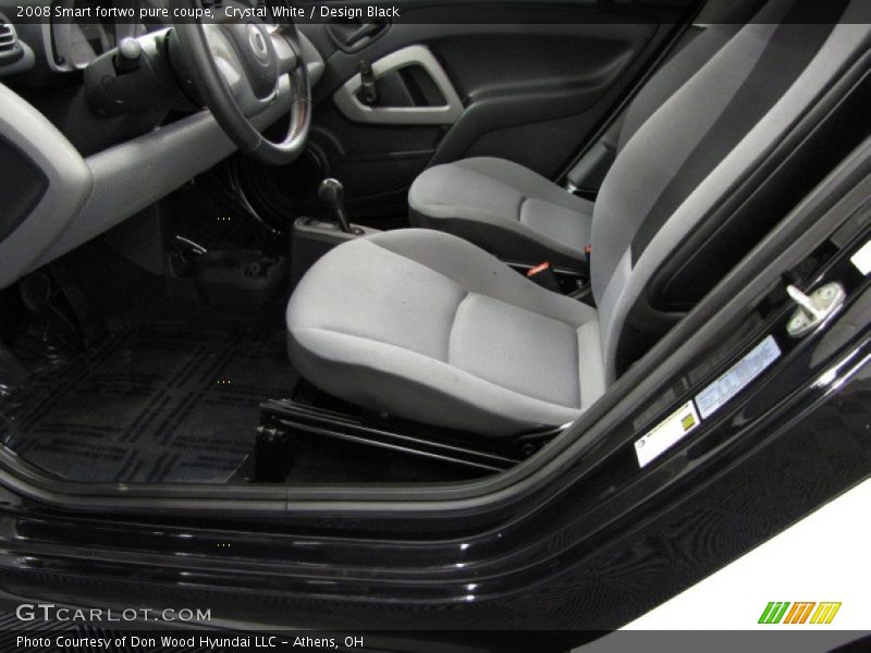 Crystal White / Design Black 2008 Smart fortwo pure coupe