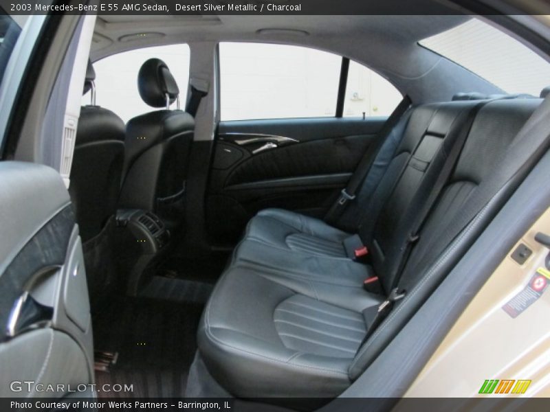 Rear Seat of 2003 E 55 AMG Sedan