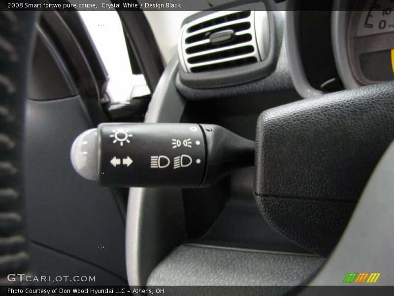 Crystal White / Design Black 2008 Smart fortwo pure coupe