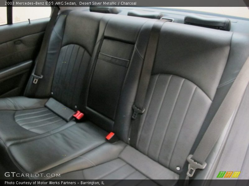 Rear Seat of 2003 E 55 AMG Sedan