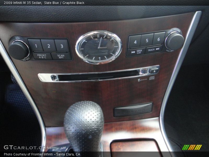 Slate Blue / Graphite Black 2009 Infiniti M 35 Sedan