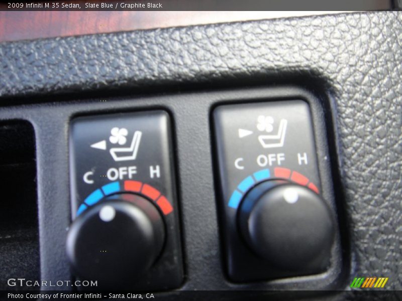Slate Blue / Graphite Black 2009 Infiniti M 35 Sedan