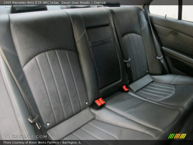 Rear Seat of 2003 E 55 AMG Sedan