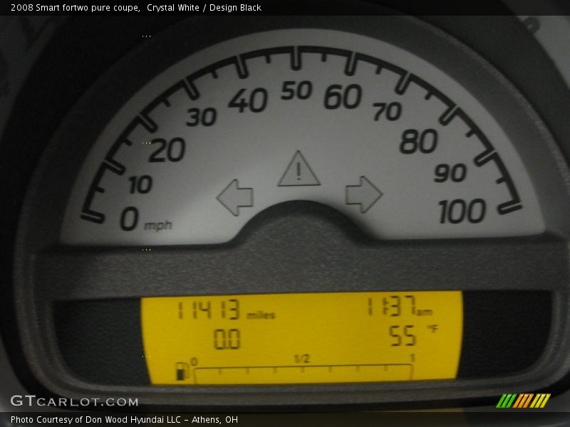 Crystal White / Design Black 2008 Smart fortwo pure coupe