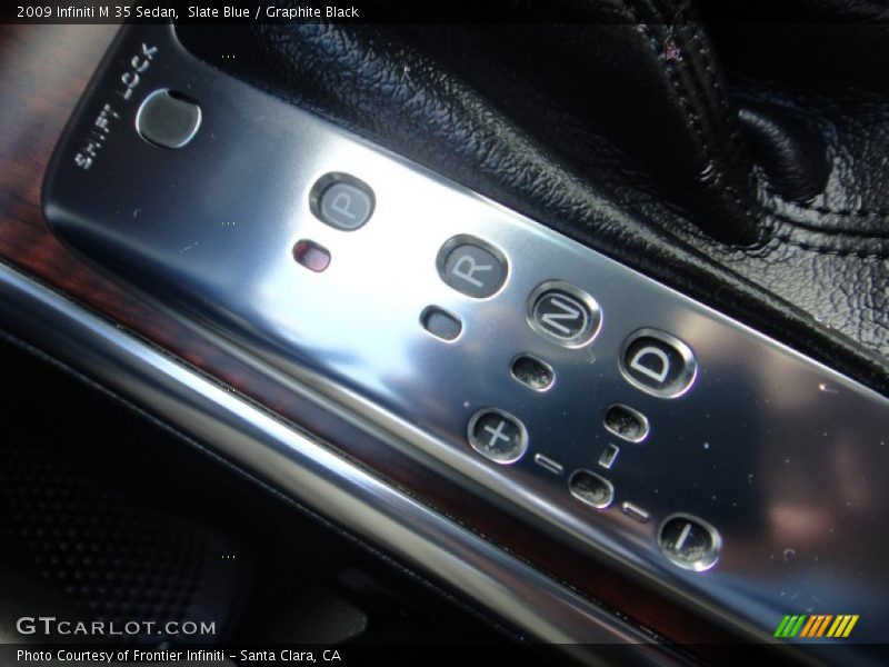 Slate Blue / Graphite Black 2009 Infiniti M 35 Sedan