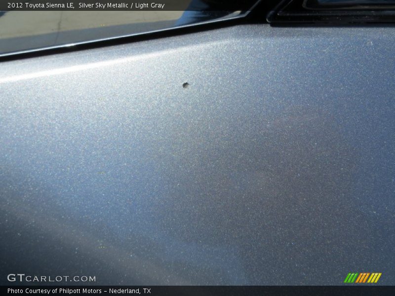 Silver Sky Metallic / Light Gray 2012 Toyota Sienna LE