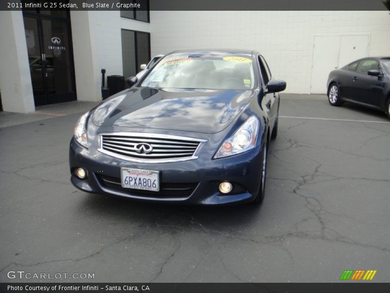 Blue Slate / Graphite 2011 Infiniti G 25 Sedan