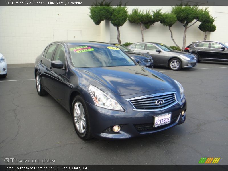 Blue Slate / Graphite 2011 Infiniti G 25 Sedan
