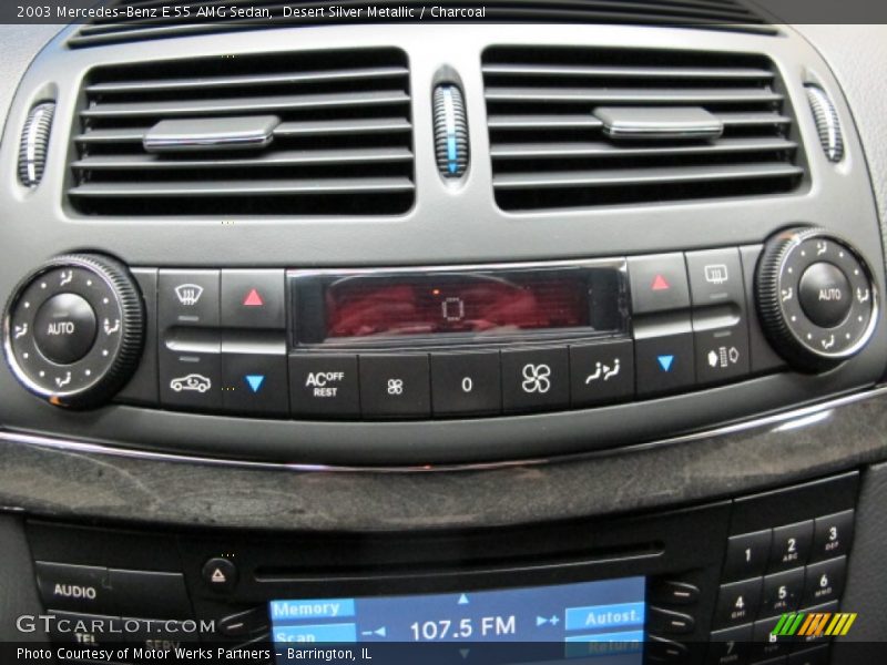 Controls of 2003 E 55 AMG Sedan