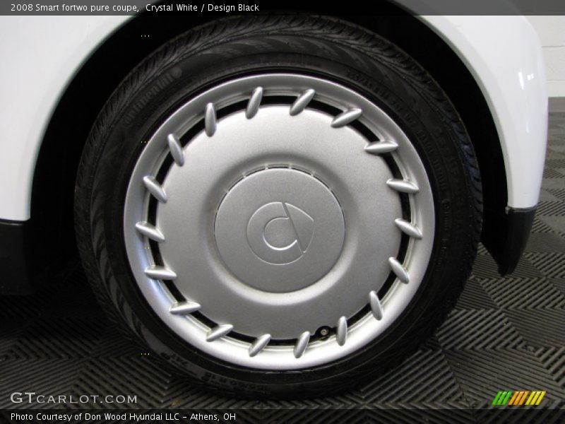Crystal White / Design Black 2008 Smart fortwo pure coupe