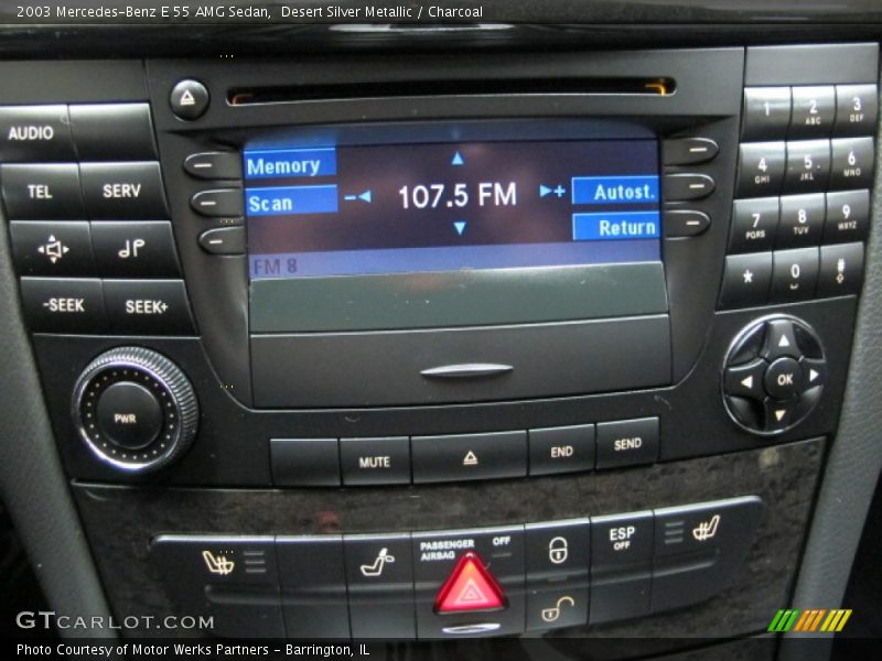 Controls of 2003 E 55 AMG Sedan