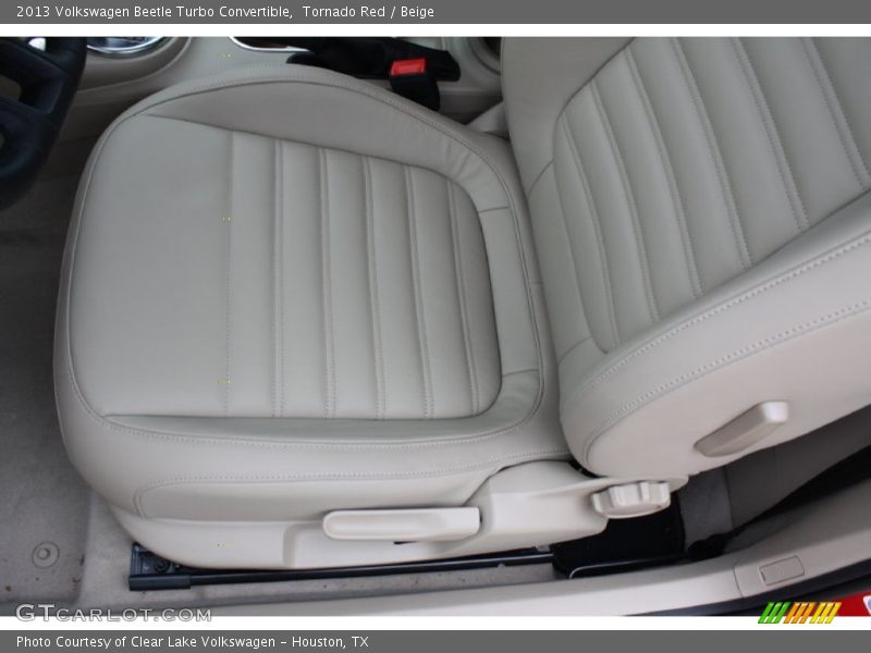 Tornado Red / Beige 2013 Volkswagen Beetle Turbo Convertible
