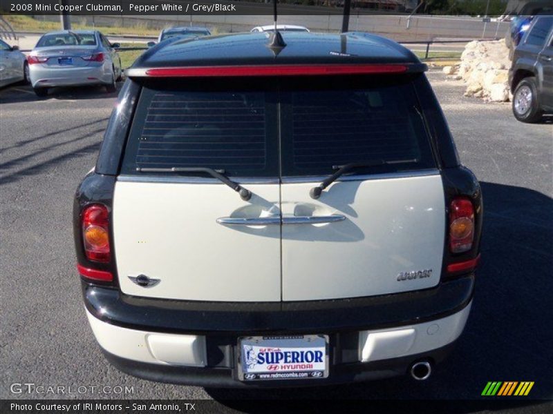 Pepper White / Grey/Black 2008 Mini Cooper Clubman