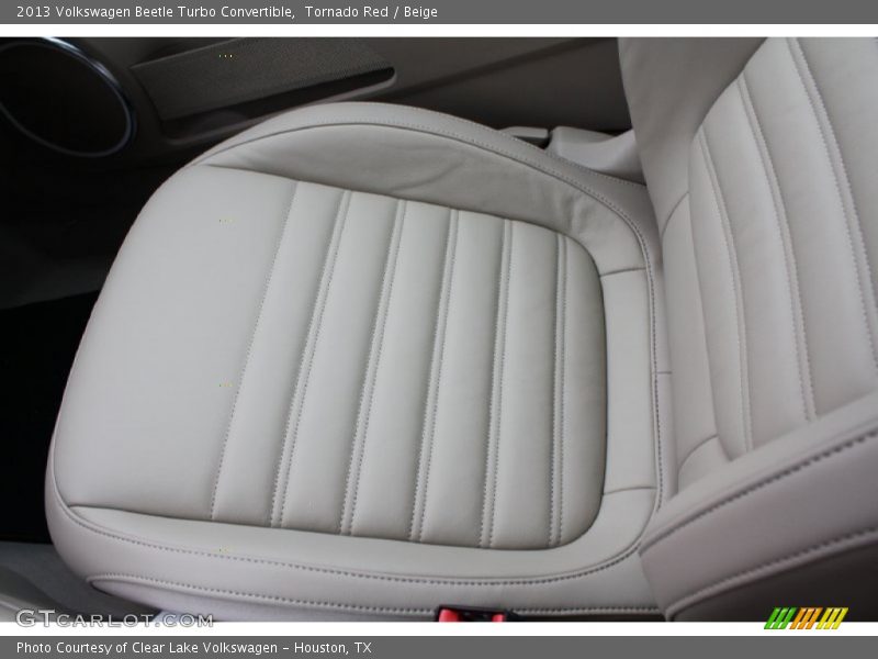Tornado Red / Beige 2013 Volkswagen Beetle Turbo Convertible