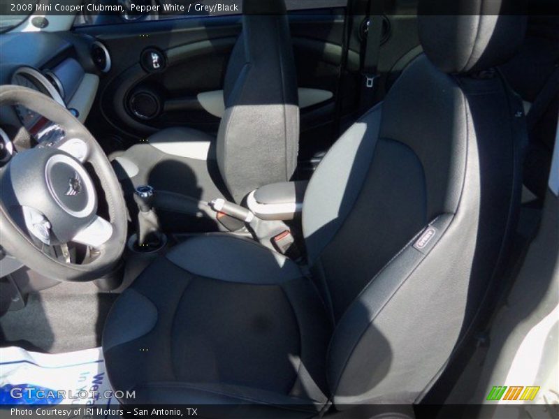 Pepper White / Grey/Black 2008 Mini Cooper Clubman