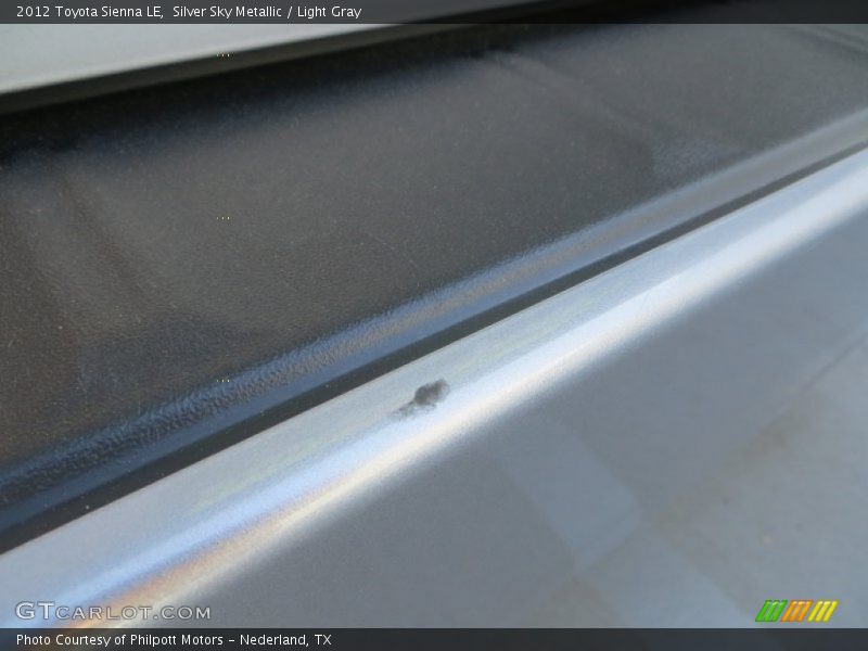 Silver Sky Metallic / Light Gray 2012 Toyota Sienna LE