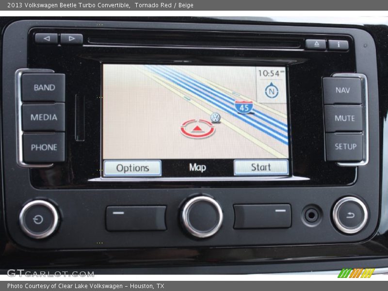 Navigation of 2013 Beetle Turbo Convertible