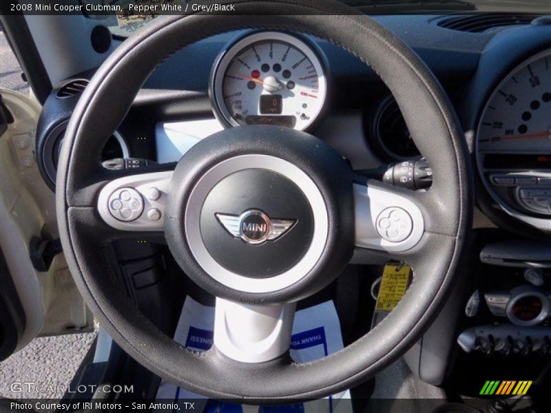 Pepper White / Grey/Black 2008 Mini Cooper Clubman