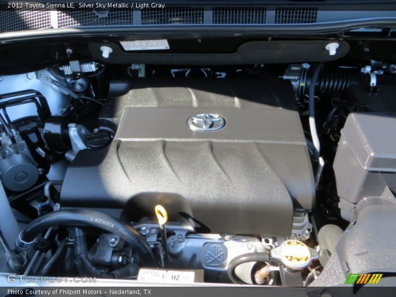 Silver Sky Metallic / Light Gray 2012 Toyota Sienna LE