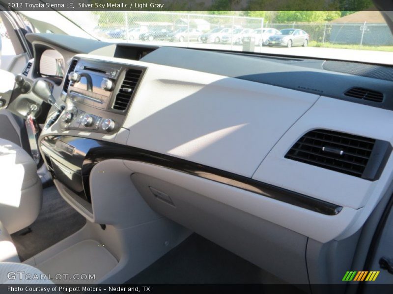 Silver Sky Metallic / Light Gray 2012 Toyota Sienna LE